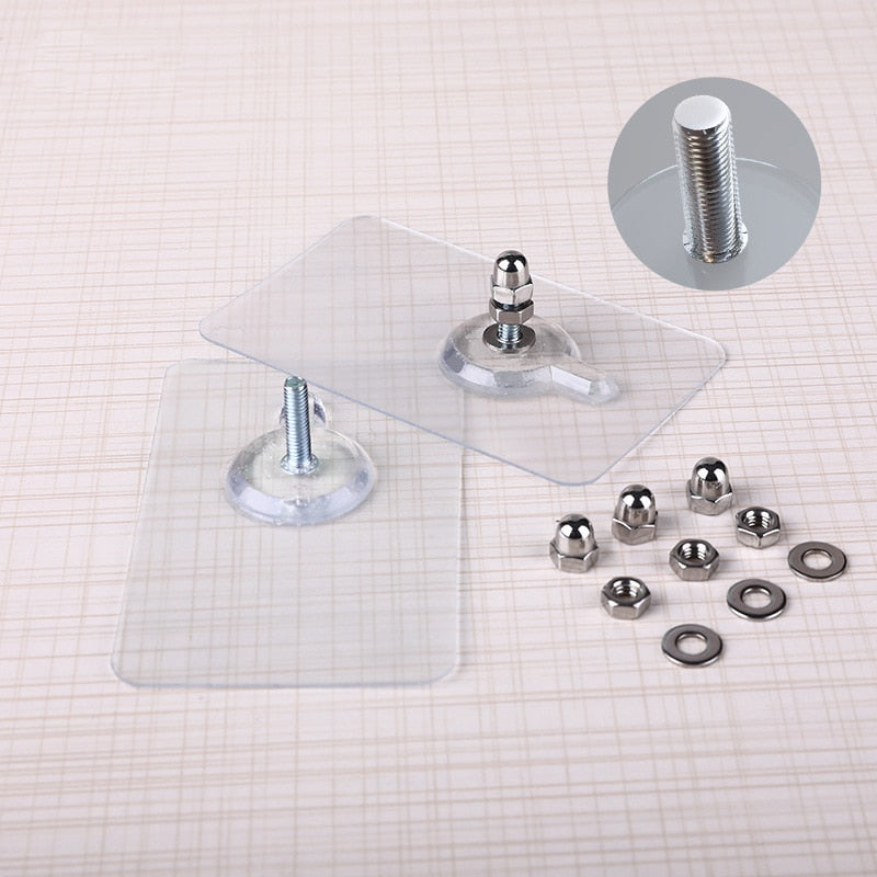 Skanto | 10 stk tungduty punch-frie transparente klistre kroker