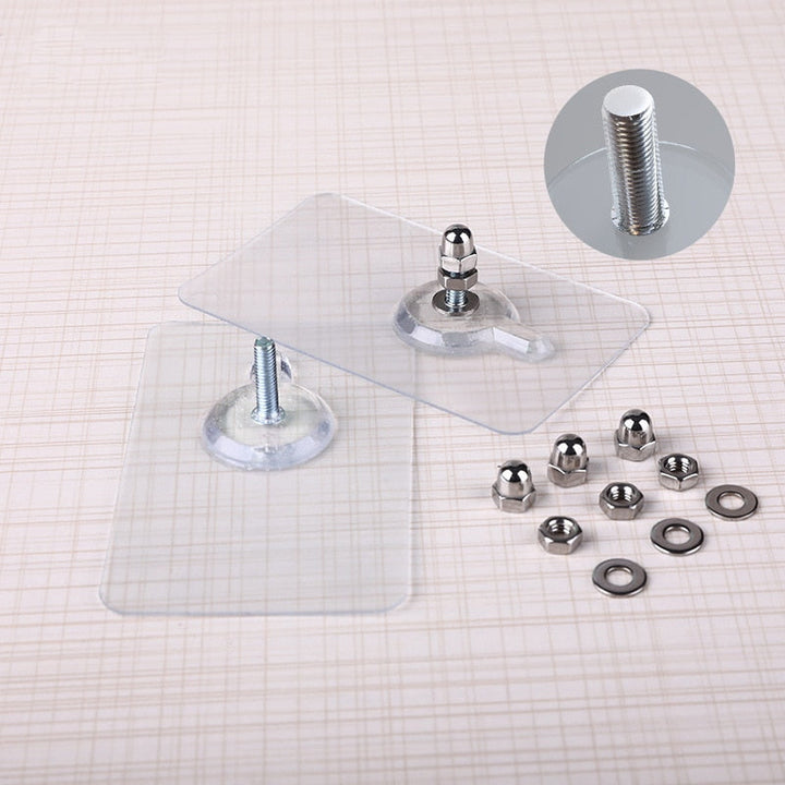 Skanto | 10 stk tungduty punch-frie transparente klistre kroker