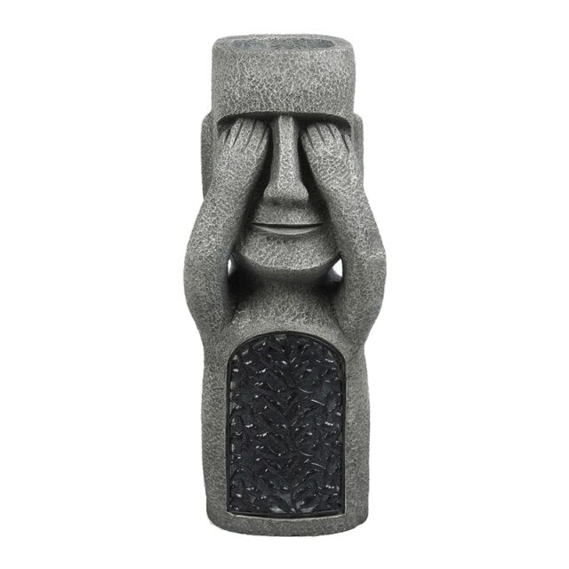 Easter Island Statue Garden Flower Pot | Skanto