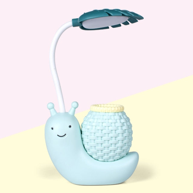 Skanto | Snigel blyant holder skrivebord lampe barn
