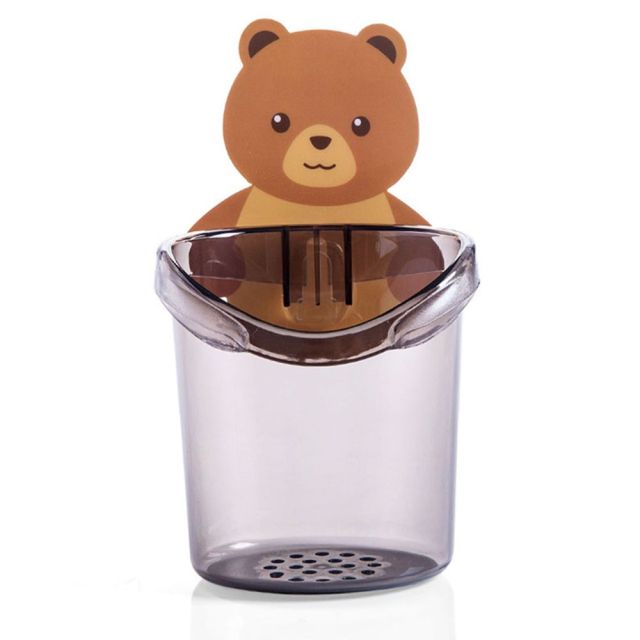 Vegghengt Sticky Bear tannbørsteholder | Skanto