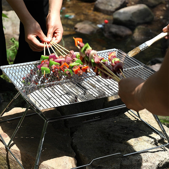Brettbart Bærbar Mini Reise Camping Grill | Skanto