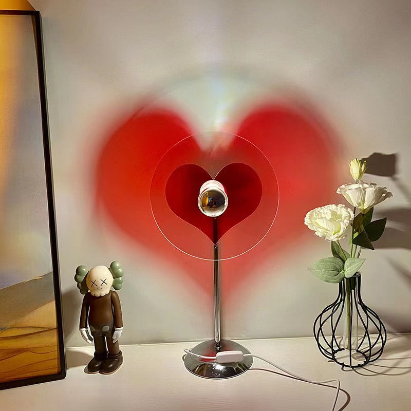 Hjerteformet atmosfære LED-lampe | Skanto