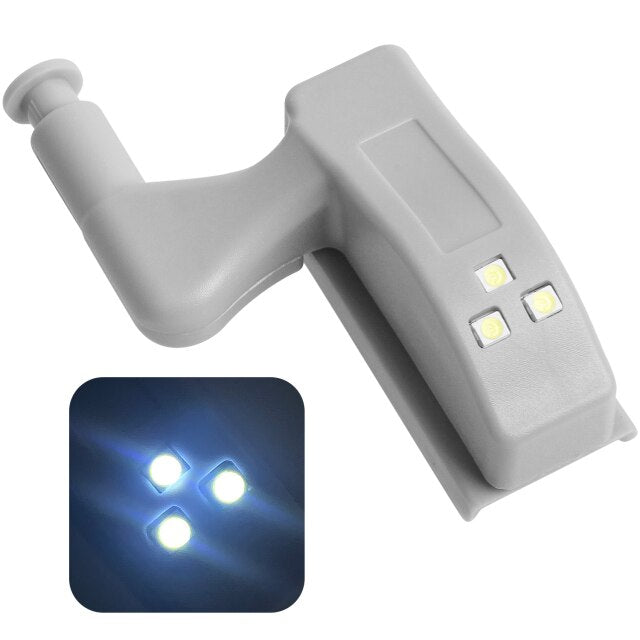 10stk LED Sensor Hinge Garderobelampe | Skanto