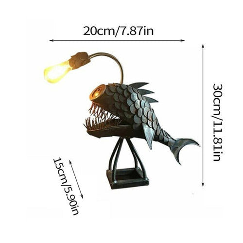 Skanto | Kreativ Jern Anglerfisk Skrivebordslampe