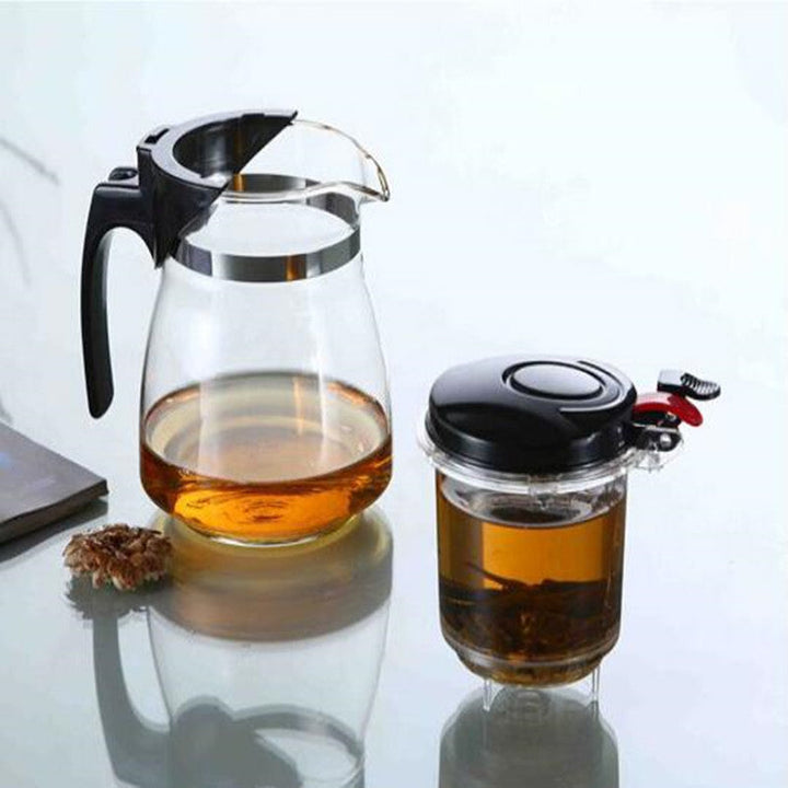 Glass Tee Utgiftsbeskyttet Infuser Kanne