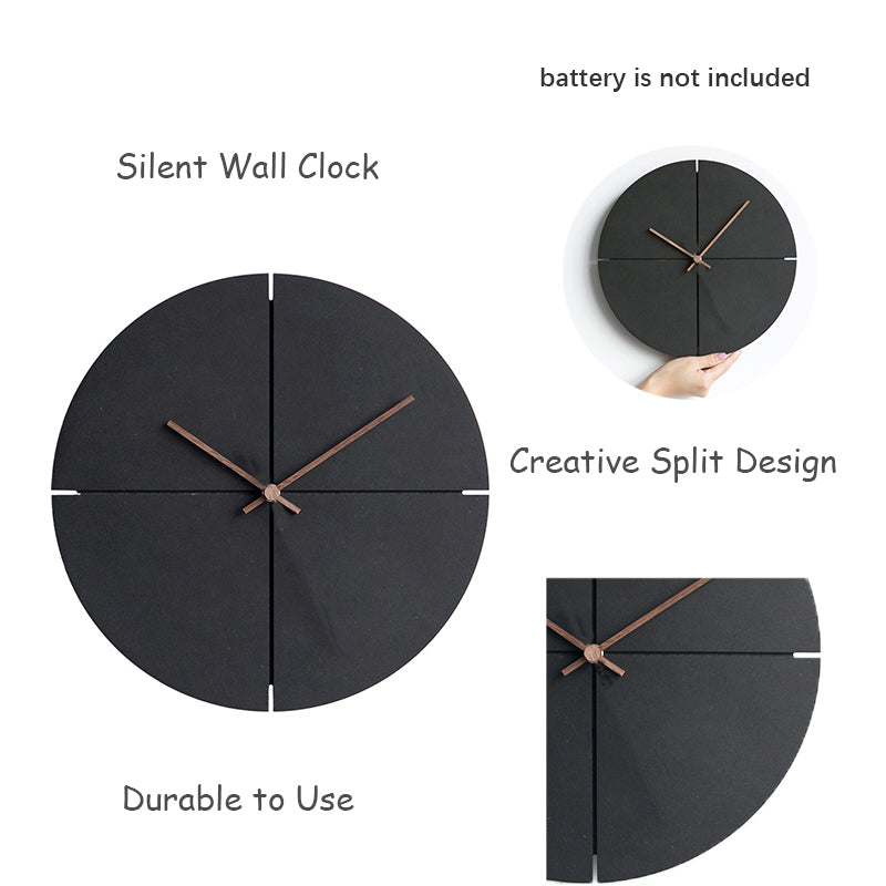Skanto | Elegant Nordisk Minimalistisk Treveggklokke
