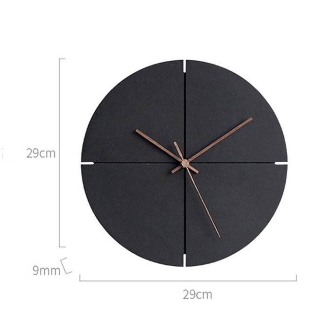 Skanto | Elegant Nordisk Minimalistisk Treveggklokke