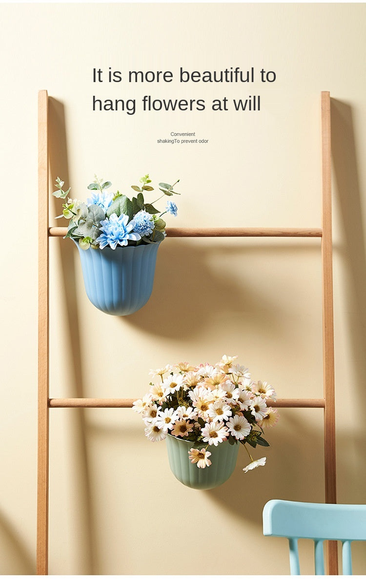 Nordic Flower Shape Hanging Trash Can | Skanto