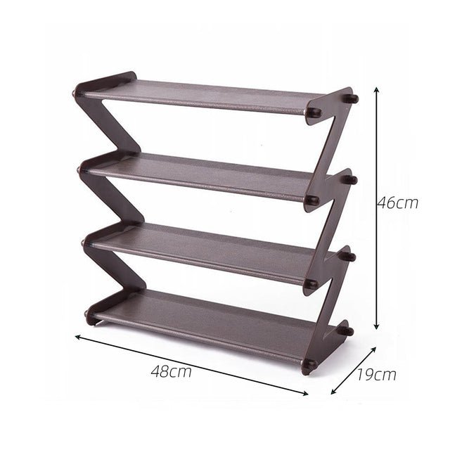 Skanto | Minimal Z Justerbar Skrivebord Organizer og Skohylle