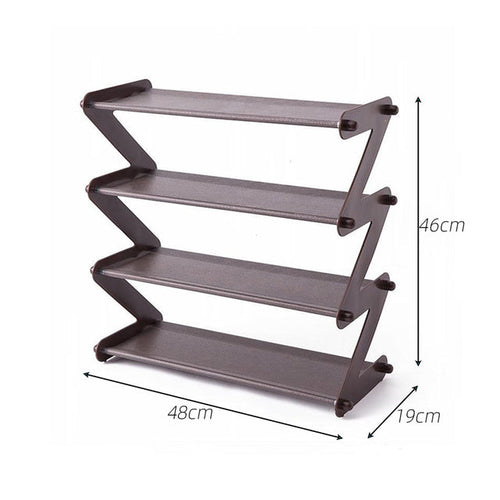 Skanto | Minimal Z Justerbar Skrivebord Organizer og Skohylle