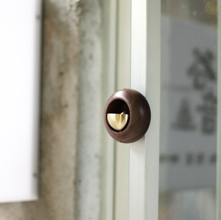 Solid Wood Cute Hanging Door Bell | Skanto