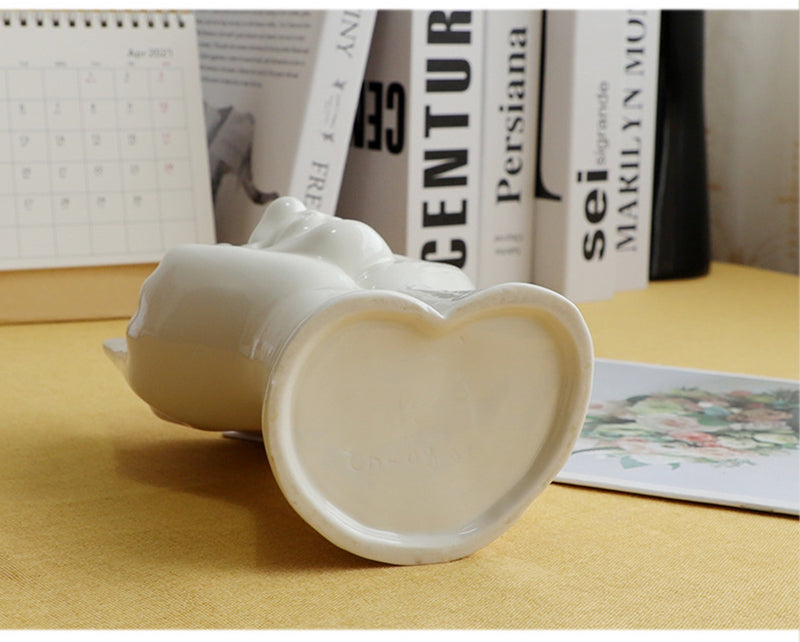 Keramisk Abstrakt Menneskeansikt Skantoomster Vase | Skanto