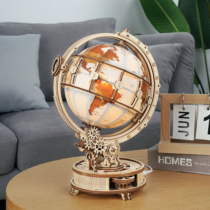 3D-Puslespill Lysende Globe | Skanto