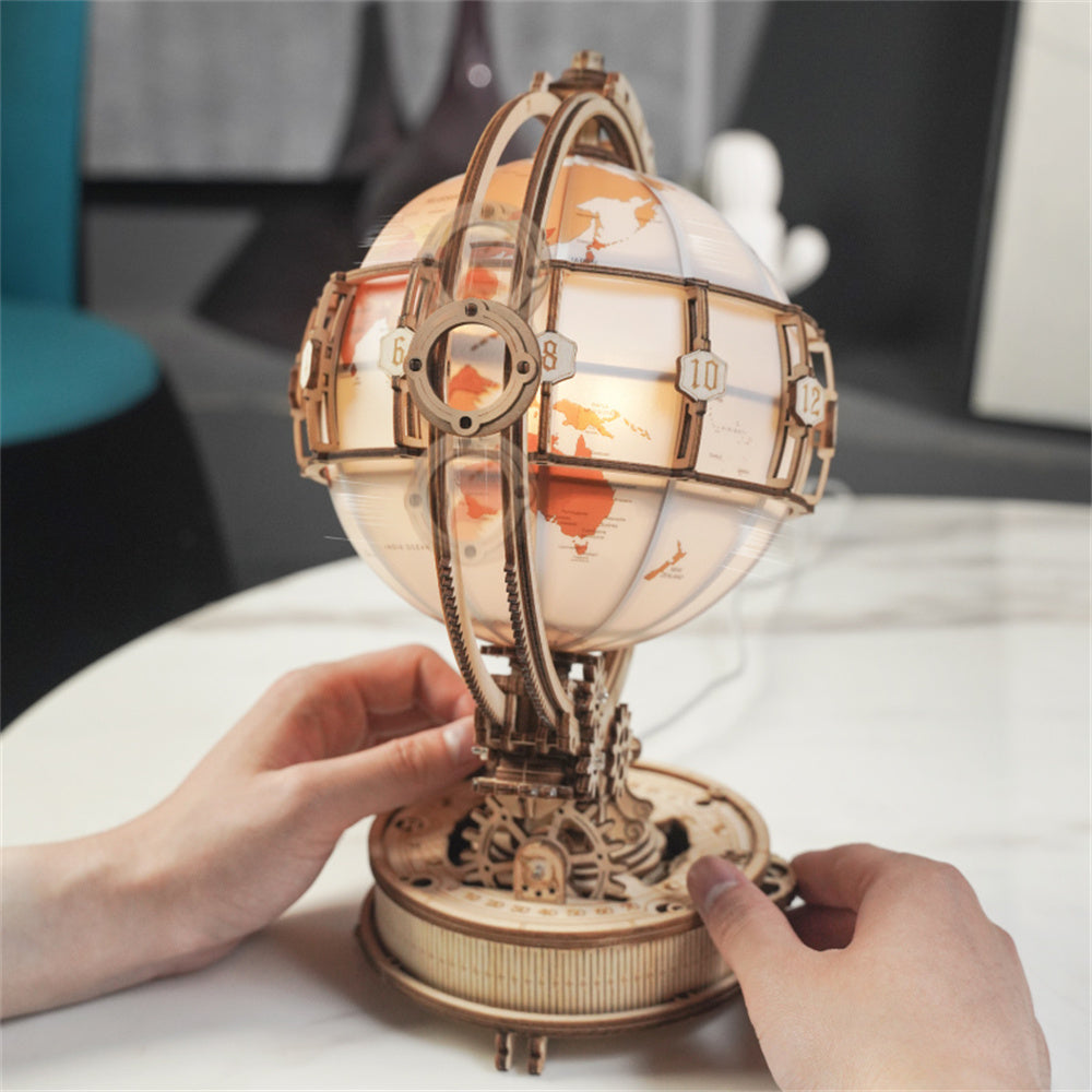 3D-Puslespill Lysende Globe | Skanto