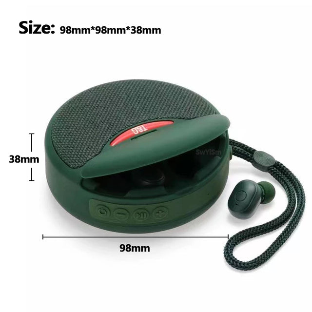Skanto | 2i1 Øretelefon Bluetooth Høyttaler