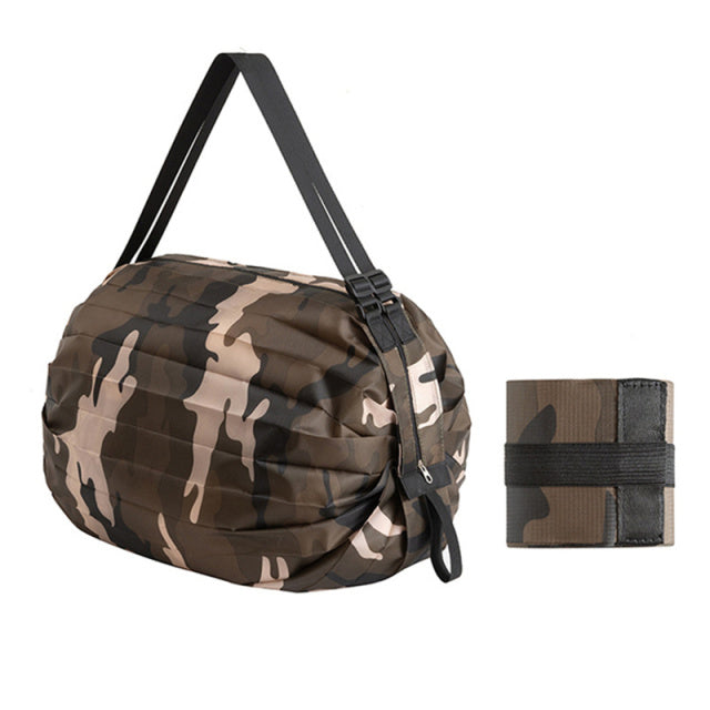 Stor kapasitet lerret sammenleggbar handlebag | Skanto