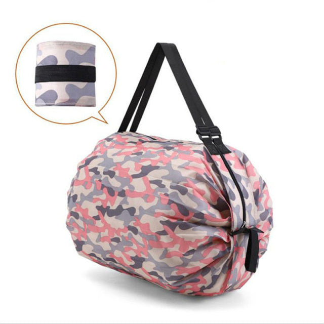 Stor kapasitet lerret sammenleggbar handlebag | Skanto