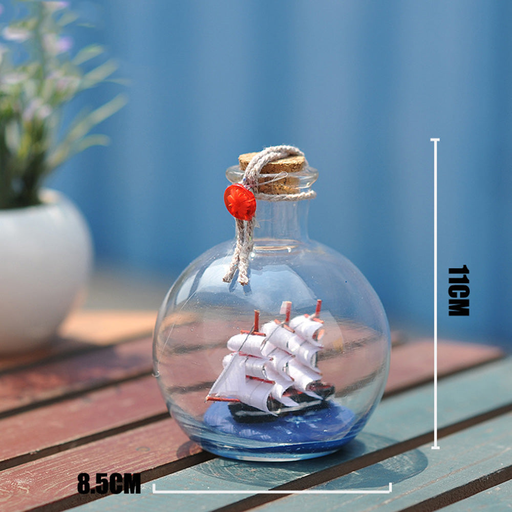 Kreativ Glass Bottle Ship | Skanto