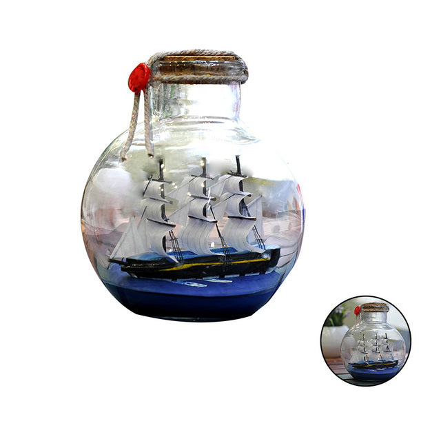 Kreativ Glass Bottle Ship | Skanto