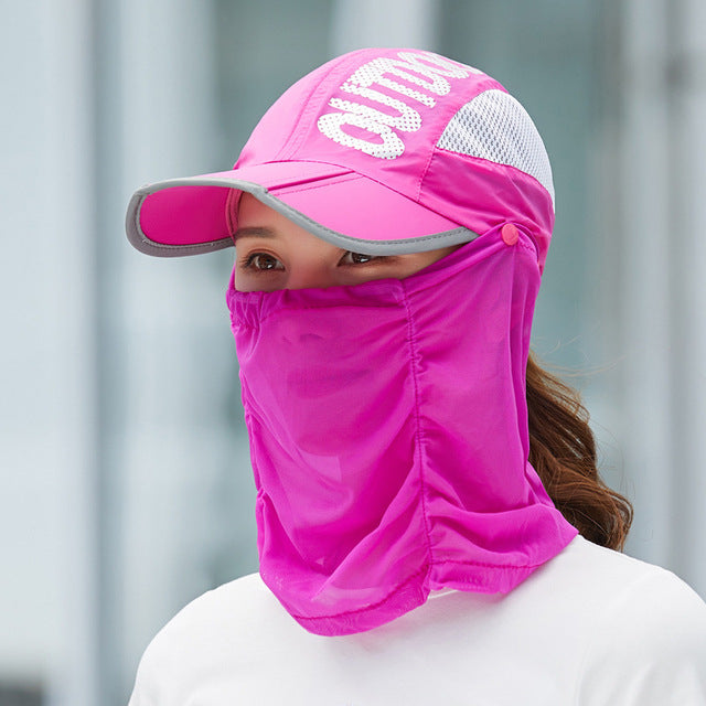 Anti-Ultrafiolett Utendørs Pustende Sommermaske Hatt | Skanto