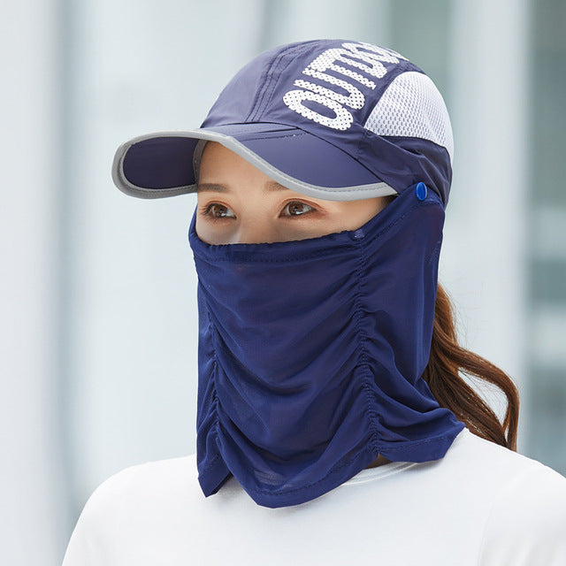 Anti-Ultrafiolett Utendørs Pustende Sommermaske Hatt | Skanto