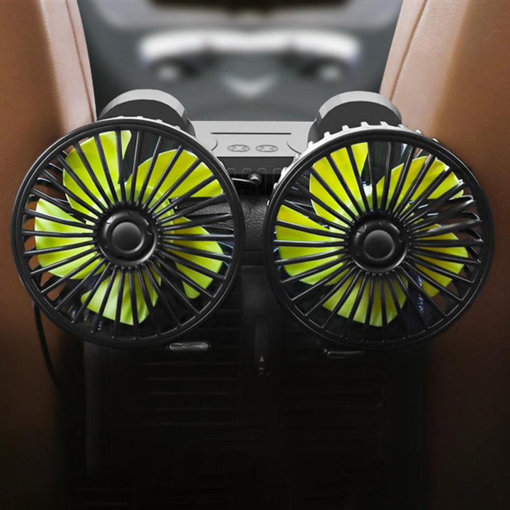 Bil dashboard dobbel USB kjøleventilator | Skanto