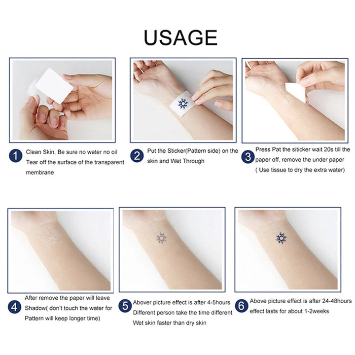 Skanto | Blooming Flower Orchid Semi-Permanent Midlertidig Tatovering