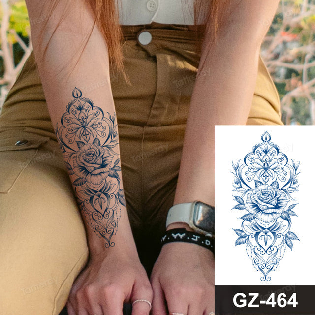 Skanto | Blooming Flower Orchid Semi-Permanent Midlertidig Tatovering