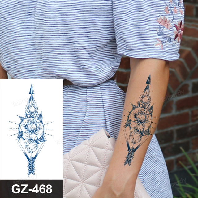 Skanto | Blooming Flower Orchid Semi-Permanent Midlertidig Tatovering