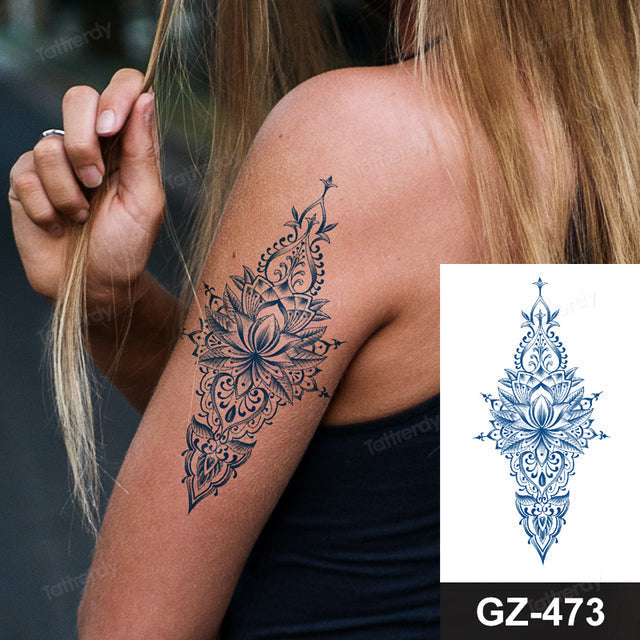 Skanto | Blooming Flower Orchid Semi-Permanent Midlertidig Tatovering