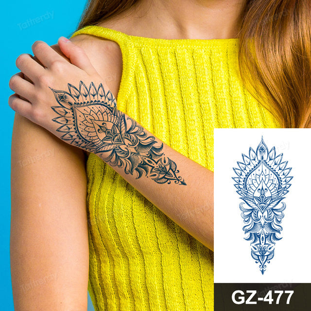 Skanto | Blooming Flower Orchid Semi-Permanent Midlertidig Tatovering