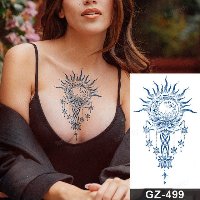 Skanto | Blooming Flower Orchid Semi-Permanent Midlertidig Tatovering