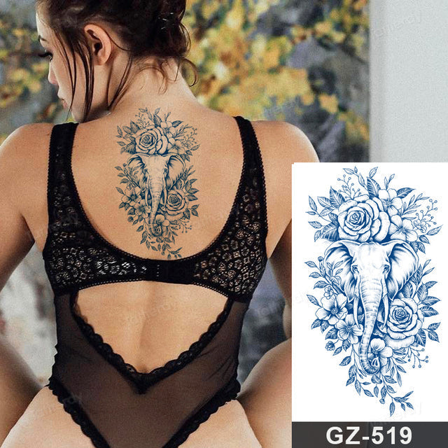 Skanto | Blooming Flower Orchid Semi-Permanent Midlertidig Tatovering