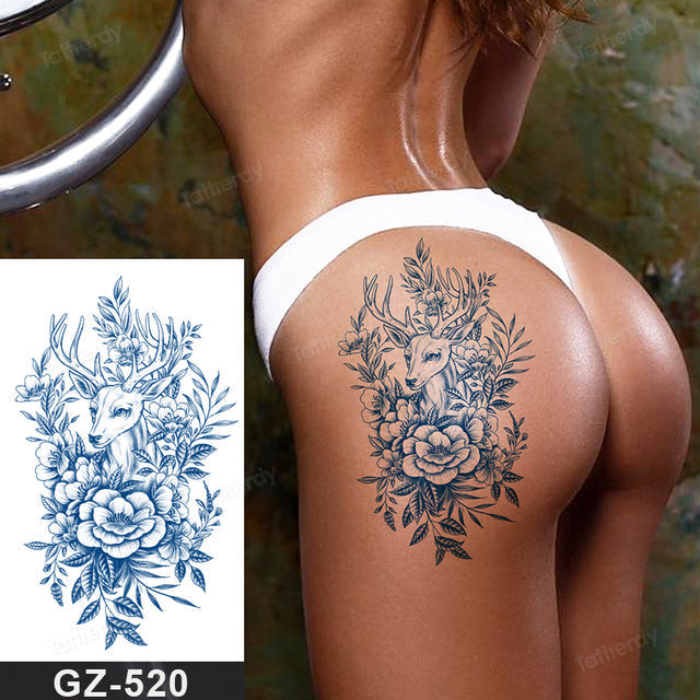 Skanto | Blooming Flower Orchid Semi-Permanent Midlertidig Tatovering