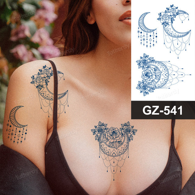Skanto | Blooming Flower Orchid Semi-Permanent Midlertidig Tatovering