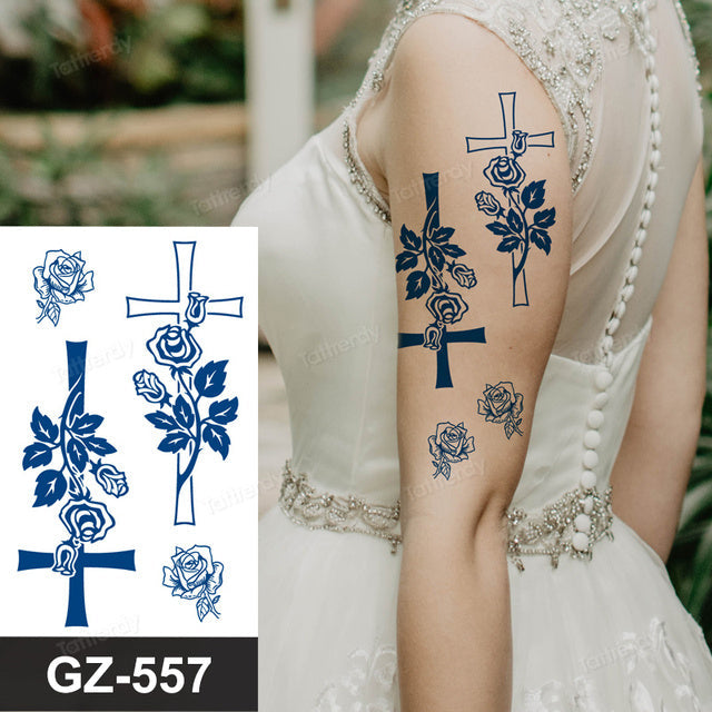 Skanto | Blooming Flower Orchid Semi-Permanent Midlertidig Tatovering