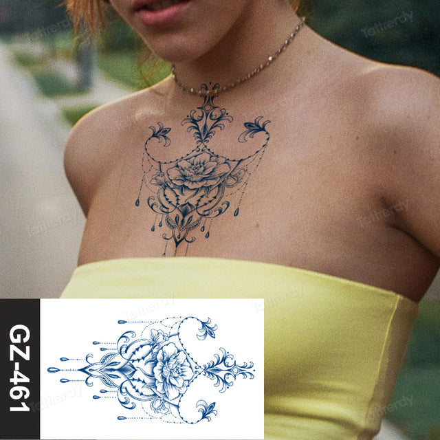 Skanto | Blommeslange Semi-Permanent Tatovering