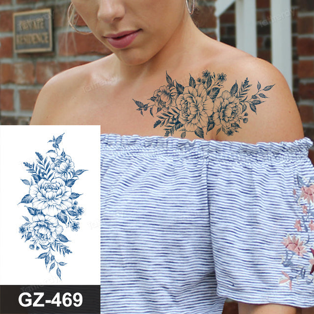 Skanto | Blommeslange Semi-Permanent Tatovering