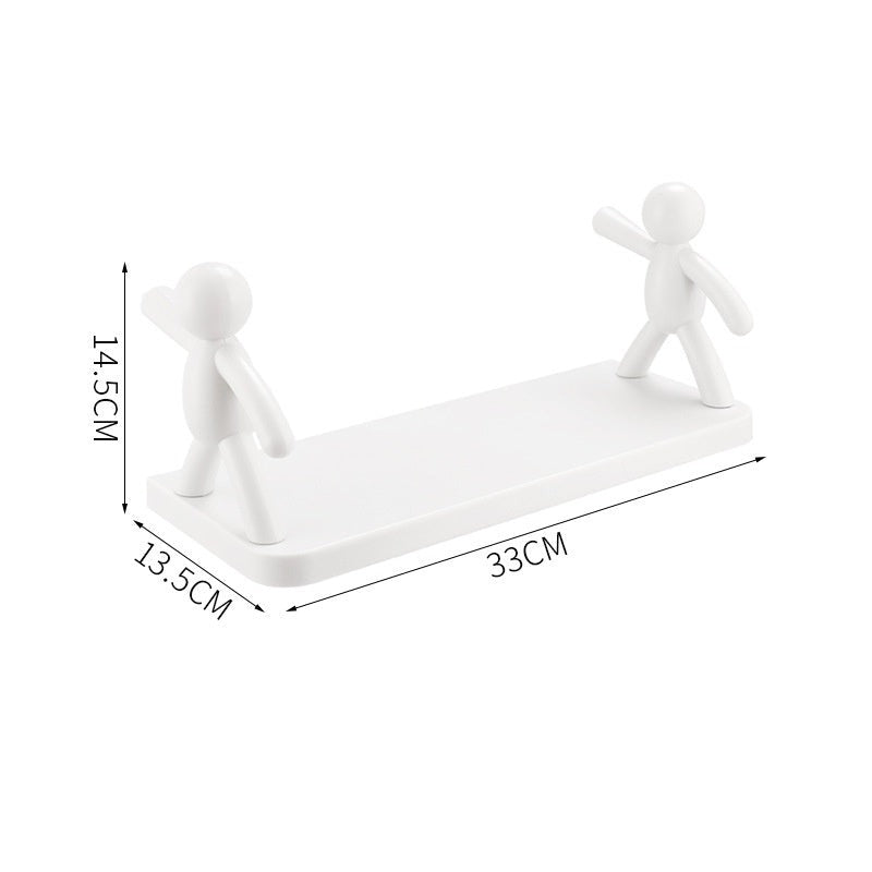 Skanto | Punch-Free Menneskefigur Badregal