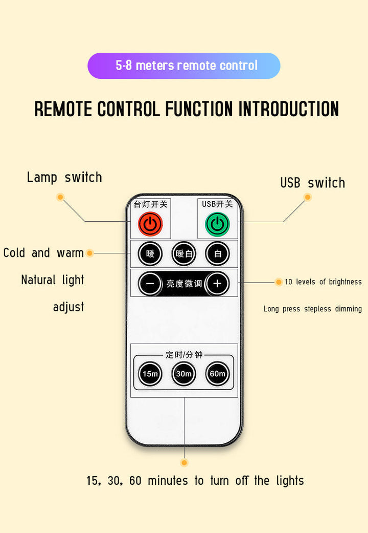 Fjernkontroll Lysende Nattebelysning | Skanto