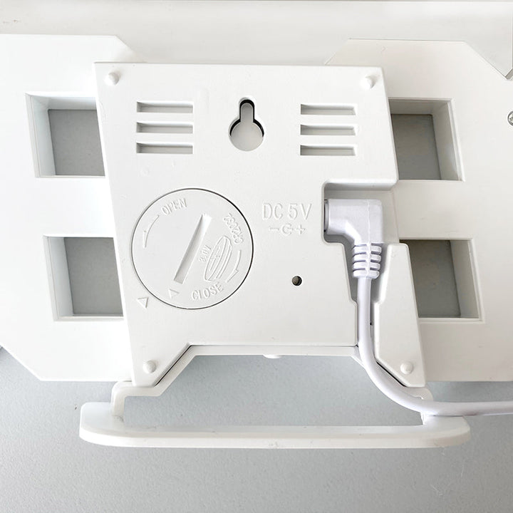 3D LED Moderne Digitale Alarm Vekkerklok | Skanto
