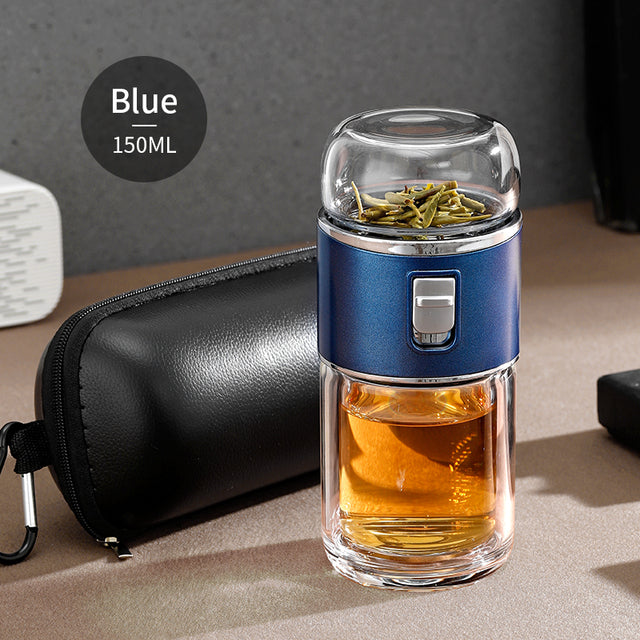 Skanto | Dobbel Glass Te Infuser Termosflaske