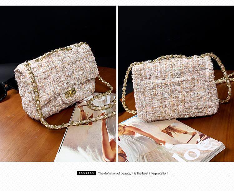 Skanto | Luksuriøs Håndveske Designer Flap Crossbody Veske