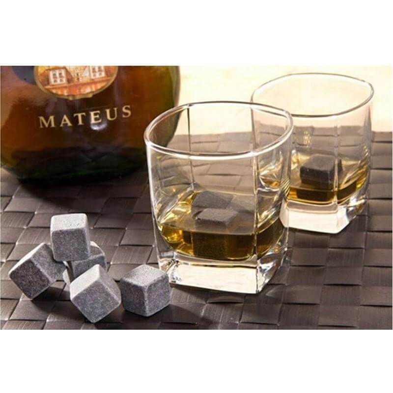 Skanto | 9stk/set Naturlige Whiskey Steiner Hjemme Bar Verktøy