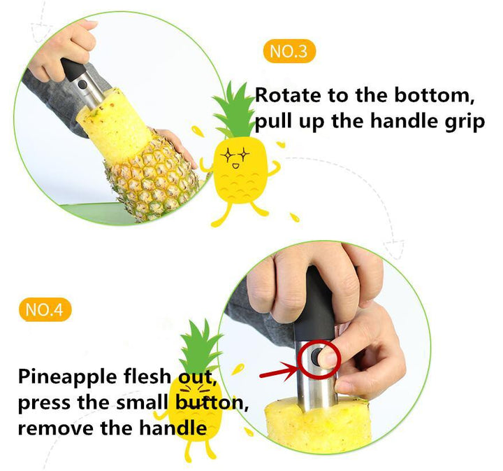 Rustfritt Stål Ananas Skjærer Kjerne | Skanto