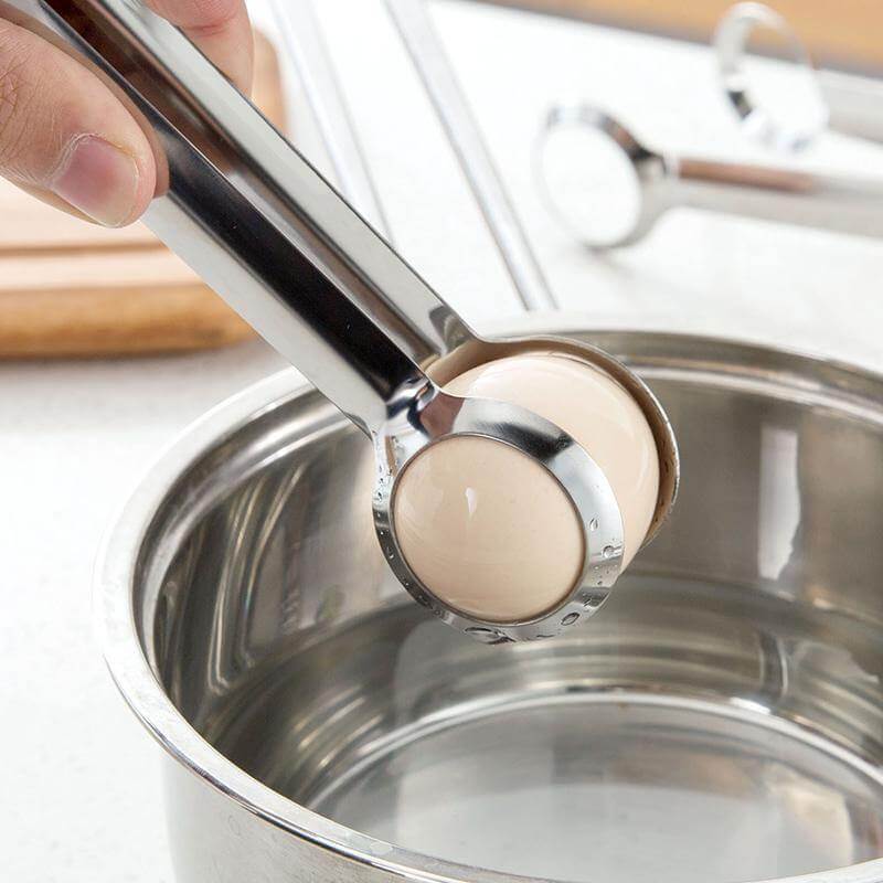 Skanto | 2stk/pack Kreativ Rustfritt Stål Egg Klype