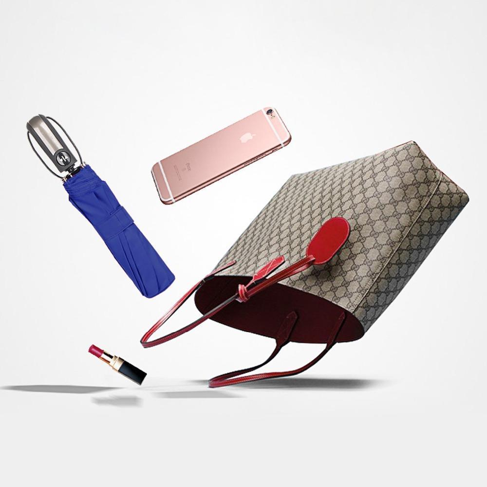Skanto | Luksus Automatisk Åpen & lukke Paraply Foldsammen Vind vanntett