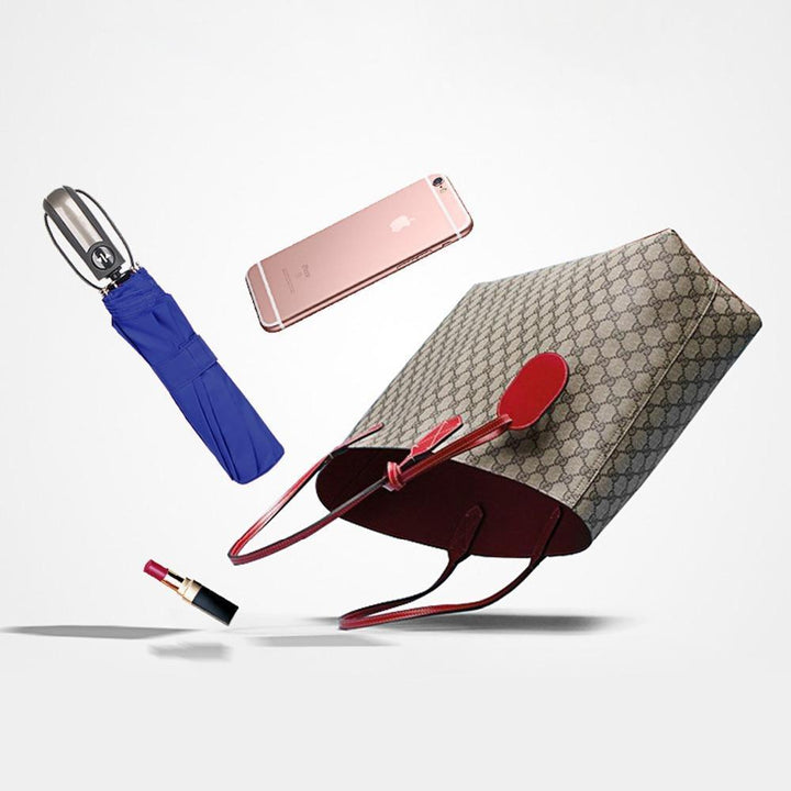 Skanto | Luksus Automatisk Åpen & lukke Paraply Foldsammen Vind vanntett