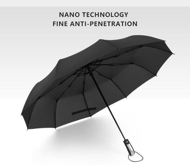 Skanto | Luksus Automatisk Åpen & lukke Paraply Foldsammen Vind vanntett